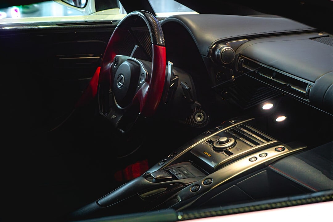 luxury car interior