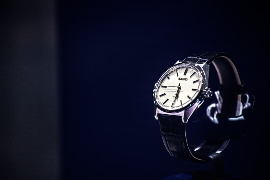 luxury watch on wrist