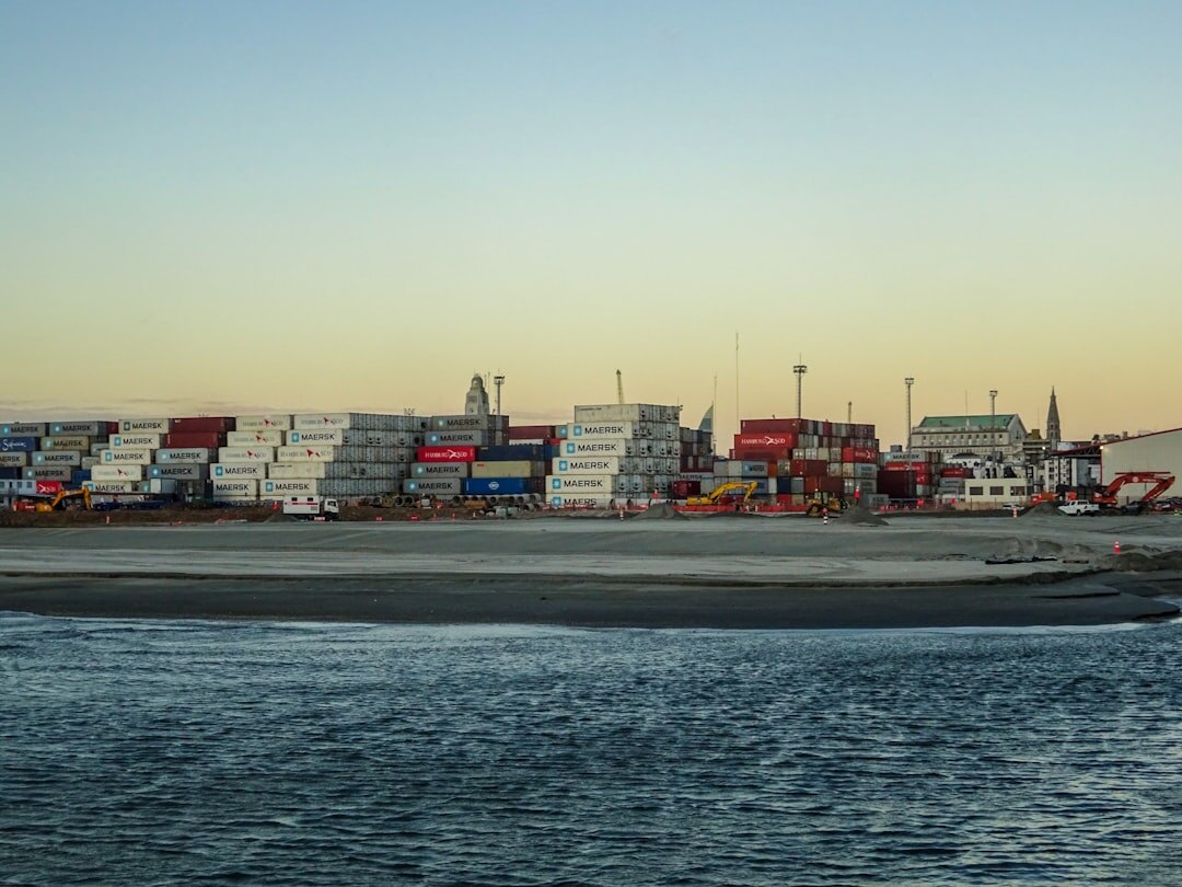 The Rambla of Montevideo along the coast at sunset