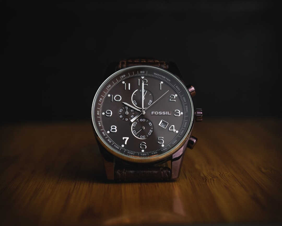 luxury watch on display